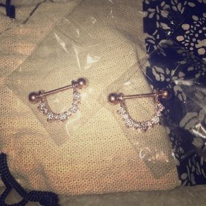 Rose Gold - Nipple Rings