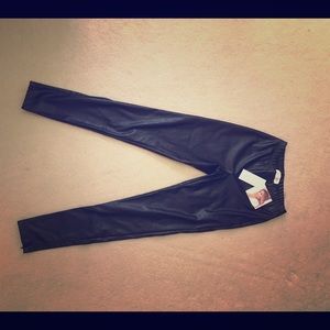 Kora Rae Kittenish leatherette leggings