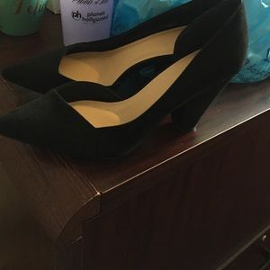 Asos wide pointed toe heels