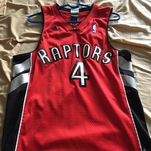 Throw back Chris bosh raptors jersey