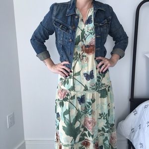 Anthropologie Sleeveless Maxi Dress