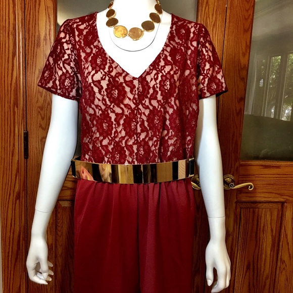 Rose gold and black belt - Picture 2 of 3