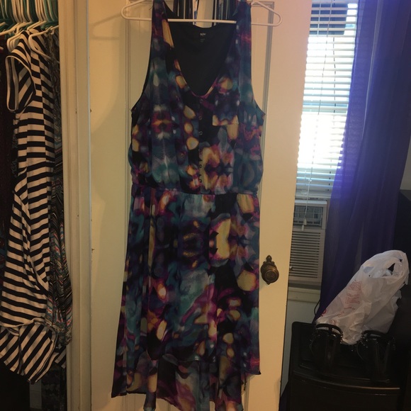 High low floral dress