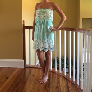 Strapless hot and delicious brand aqua dress