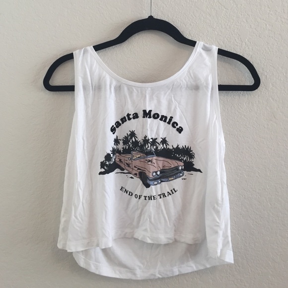 Cute white crop top!