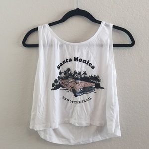 Cute white crop top!