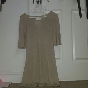Gold F21 Dress