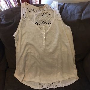 Lucky brand white tank