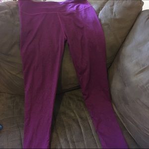 Purple Fabletics long leggings