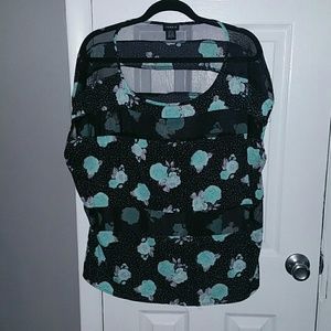 Torrid sheer blouse