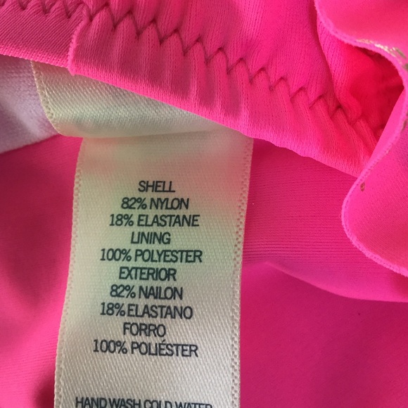 UPF Protection Bright Pink Pineapple Tankini Set. - Picture 4 of 7