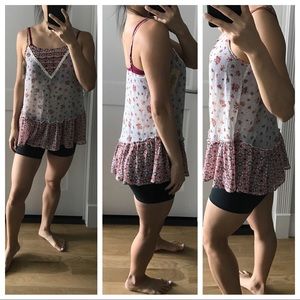 NWT American rag Gorgeous  floral boho  top