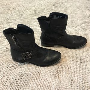 Motorcycle style booties