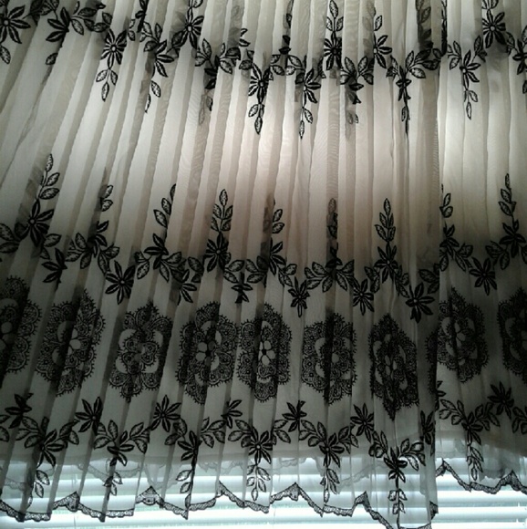 Embroidered Circle Skirt