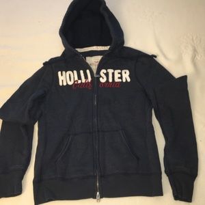 Hollister zip sweatshirt