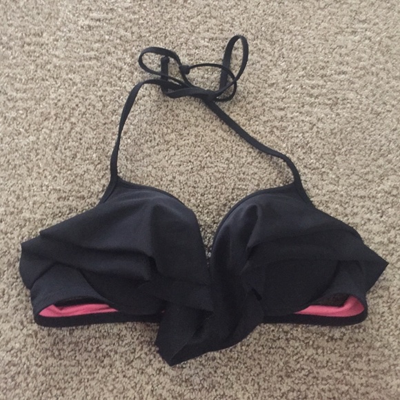 Black bikini top