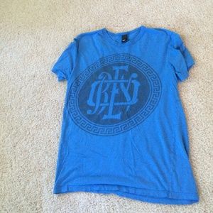 Blue Obey shirt