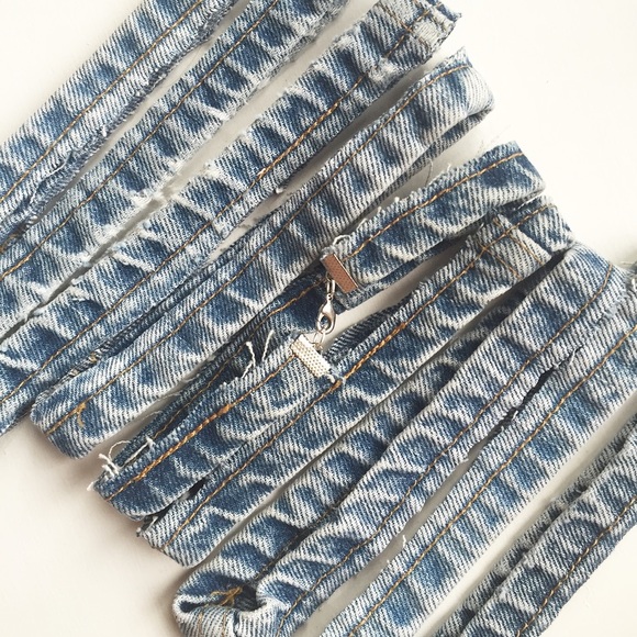 Denim Chokers - Picture 3 of 4