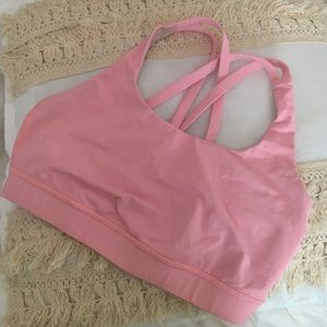 Lululemon light pink sports bra