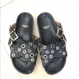 Raol black sandals