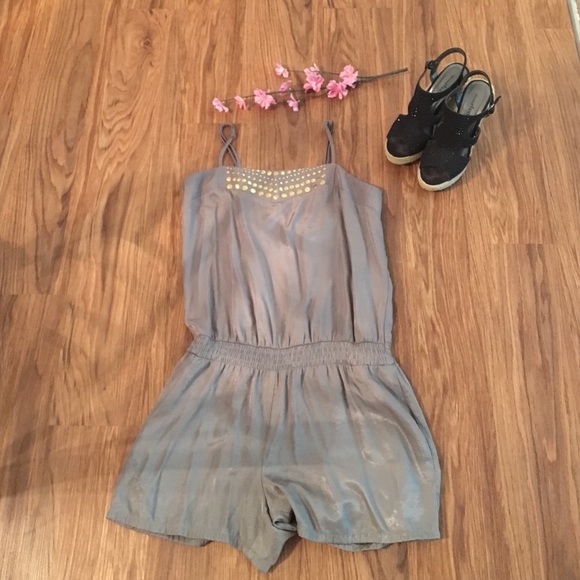 LC Lauren Conrad Dresses & Skirts - Forrest green romper FINAL PRICE