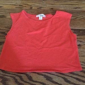 Orange Crop Top