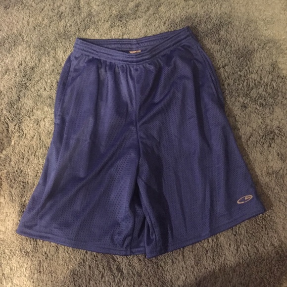 Blue champion athletic shorts