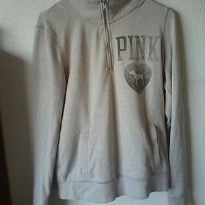Victoria secret pink half zip up