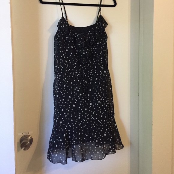 Flowy black star dress