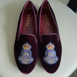 Ralph Lauren Velvet flats 6.5B