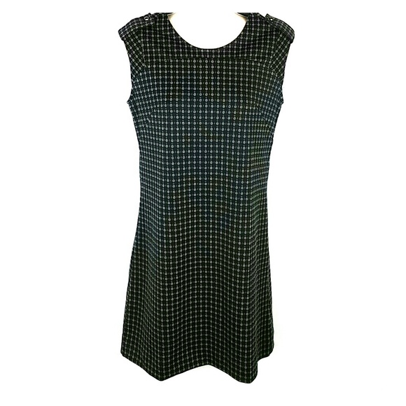 Banana Republic Dresses & Skirts - Sz 2 shift dress black dot pattern Banana Republic