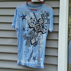 The Raw Uncut Men's Graphic Tee  Size Med EUC