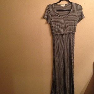 GOODWILL TOMORROW- stripped Maxi Dress