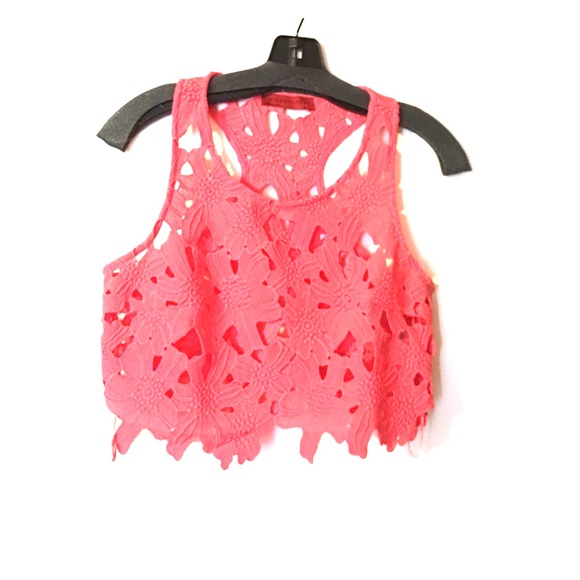 Signature 8 Pink Crop Top