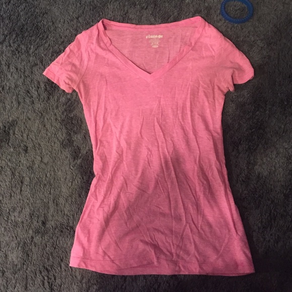 Pink vneck