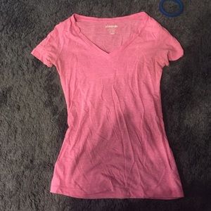 Pink vneck