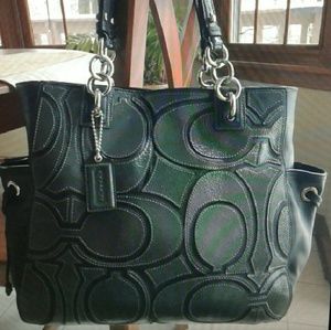 Coach Colette Leather Signature Tote