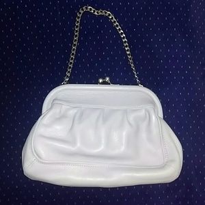 Charles David Leather snap closed clutch NWOT