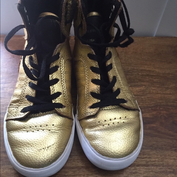 Gold Supra's Kids Size 1