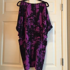 Nicole Miller cold shoulder mini dress