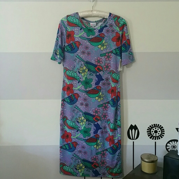 Lularoe Julia Dress Bird Print