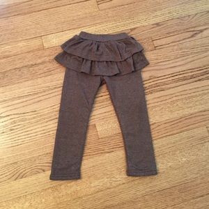 Little Girls Pants With Skirt Accent Size 5T