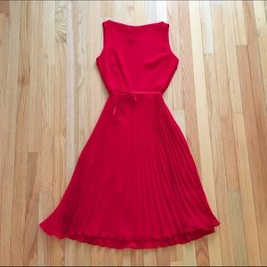 Red Chiffon dress