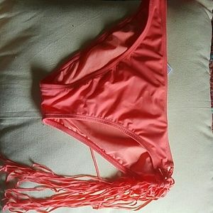 Peach bikini bottoms