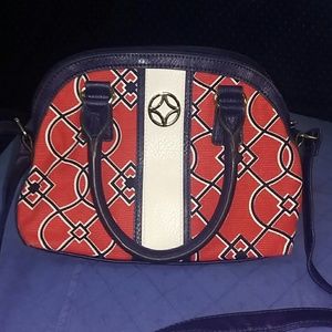 Croft & Borrow fun Red and Blue purse