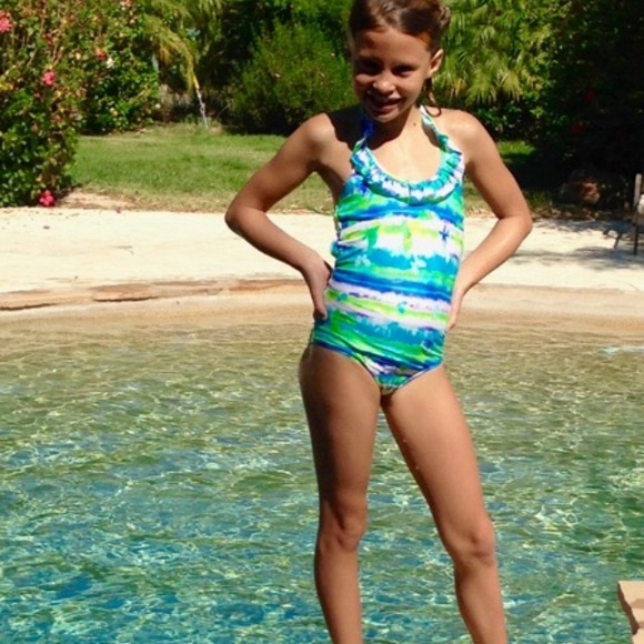 2CHILLIES Kids Water Color One Piece Swimsuit