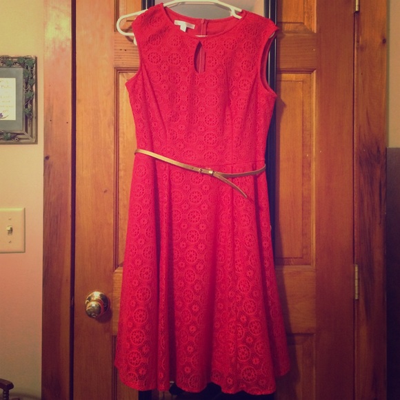 Cute Summery Hot Pink Dress