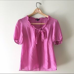 Pink blouse