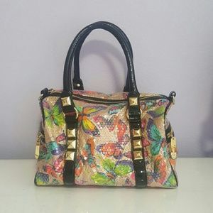 Betsey Johnson Butterfly Sequin Bag