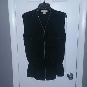 Michael Kors zip up lightweight vest